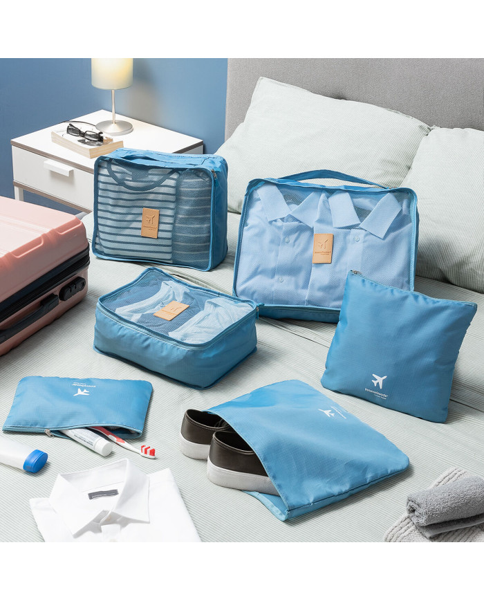 Suitcase Organiser Bag Set Luggan InnovaGoods 6 Pieces