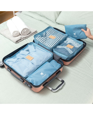 Suitcase Organiser Bag Set Luggan InnovaGoods 6 Pieces