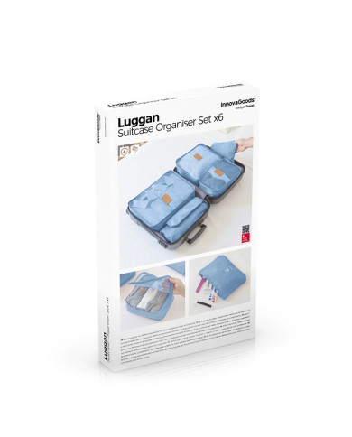 Suitcase Organiser Bag Set Luggan InnovaGoods 6 Pieces