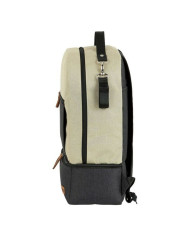 Sports Bag with Shoe holder Safta M883 Beige Dark grey 15 L