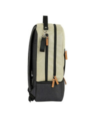 Sports Bag with Shoe holder Safta M883 Beige Dark grey 15 L