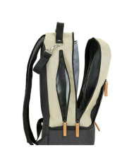 Sports Bag with Shoe holder Safta M883 Beige Dark grey 15 L