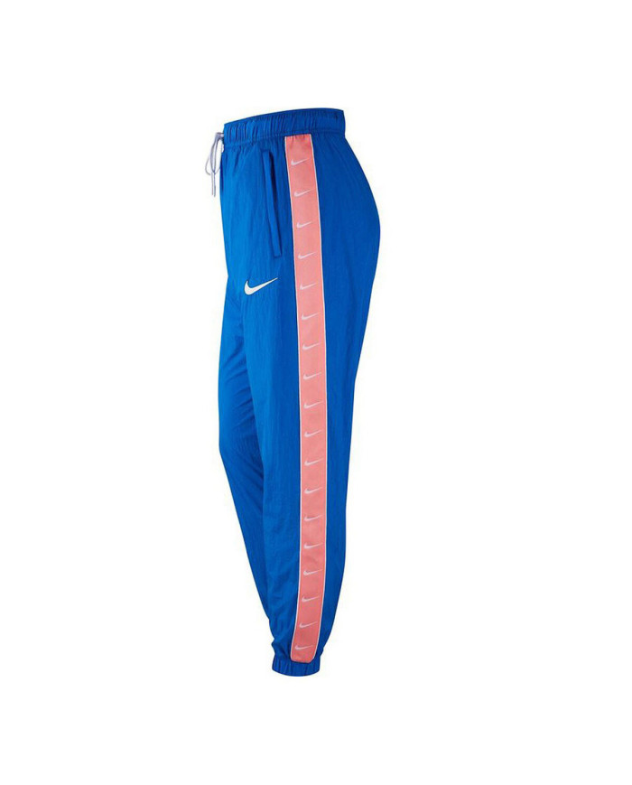 Long Sports Trousers Nike Swoosh Blue Men