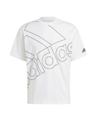 Men’s Short Sleeve T-Shirt Adidas Giant Logo White