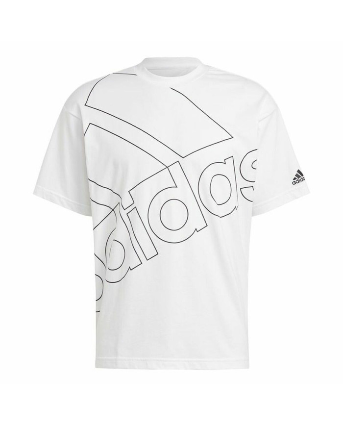 Men’s Short Sleeve T-Shirt Adidas Giant Logo White