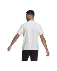 Men’s Short Sleeve T-Shirt Adidas Giant Logo White