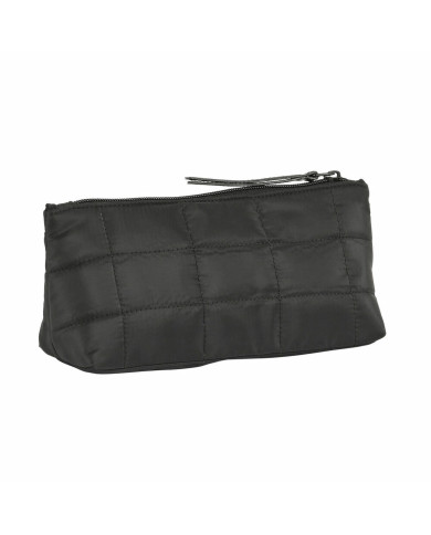 School Toilet Bag Moos Negro Black Padded 23 x 12 x 8 cm