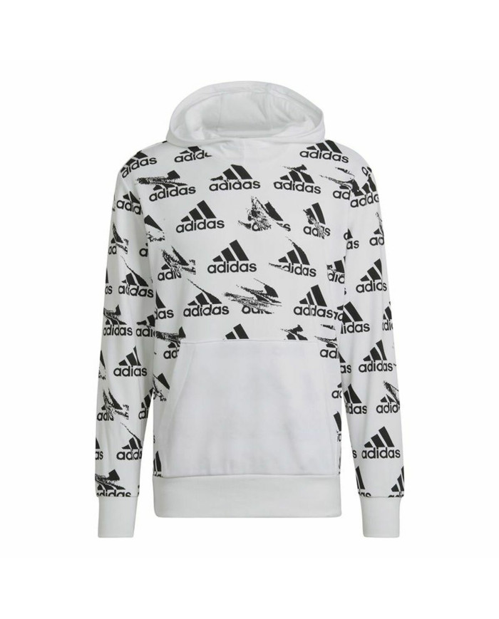 Men’s Hoodie Adidas Essentials Brandlove White