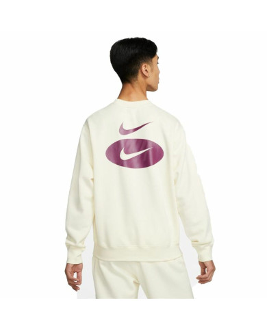 Men’s Sweatshirt without Hood Nike Swoosh League White