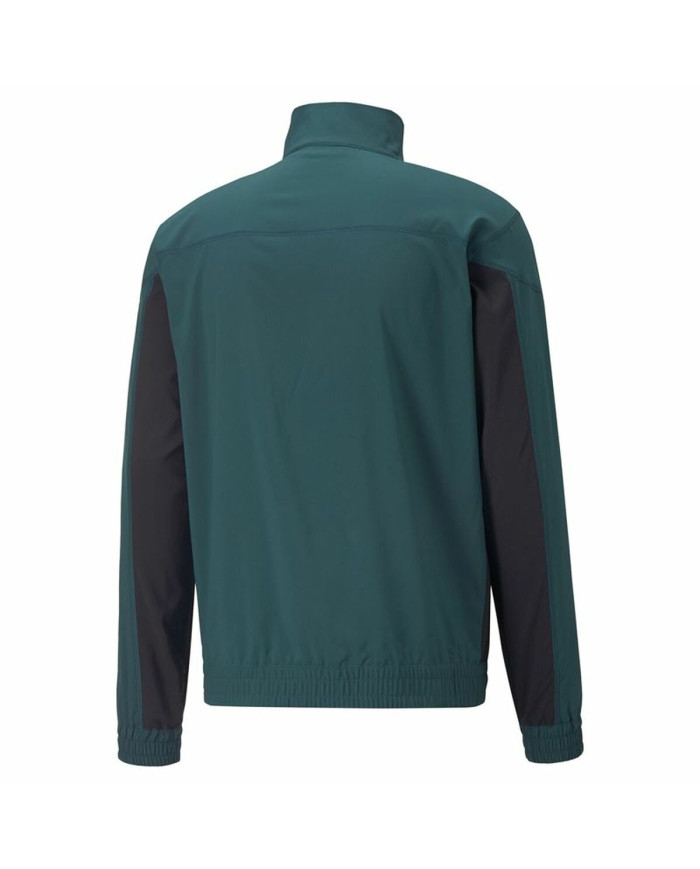 Men’s Sweatshirt without Hood Puma Fit Woven Training Green