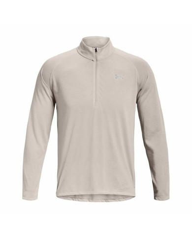 Men’s Long Sleeve T-Shirt Under Armour Streaker Run Beige
