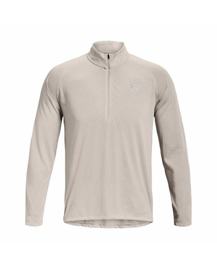 Men’s Long Sleeve T-Shirt Under Armour Streaker Run Beige