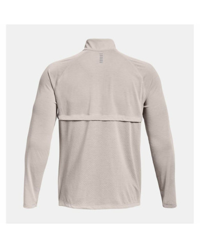 Men’s Long Sleeve T-Shirt Under Armour Streaker Run Beige