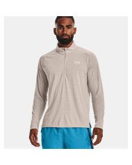 Men’s Long Sleeve T-Shirt Under Armour Streaker Run Beige