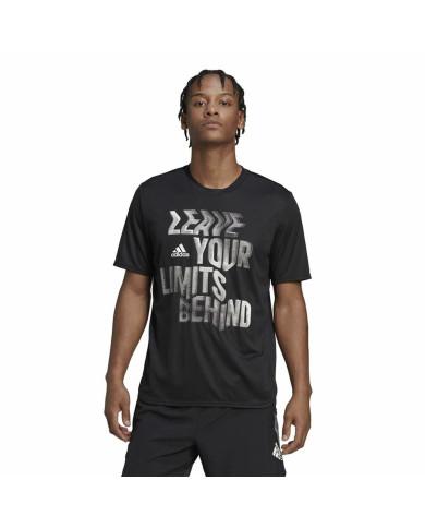 Men’s Short Sleeve T-Shirt Adidas HIIT Black