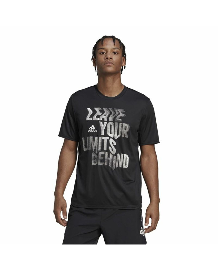 Men’s Short Sleeve T-Shirt Adidas HIIT Black