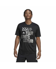 Men’s Short Sleeve T-Shirt Adidas HIIT Black