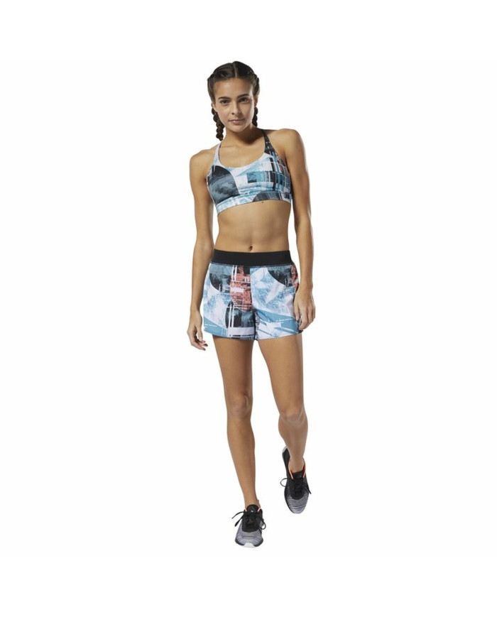 Sports Shorts for Women Reebok Wor Moonshift Sky blue