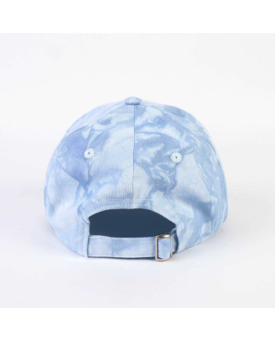 Child Cap Stitch Tye Die Blue Multicolour 57 cm