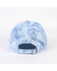Child Cap Stitch Tye Die Blue Multicolour 57 cm