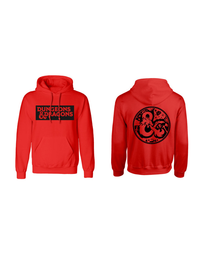 Unisex Hoodie Dungeons & Dragons Logo Red