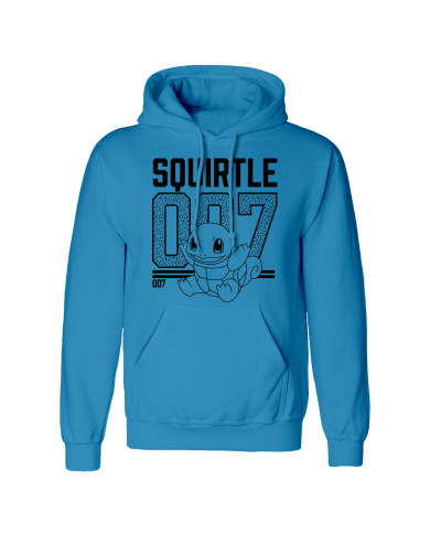 Unisex Hoodie Pokémon Squirtle Line Art Blue