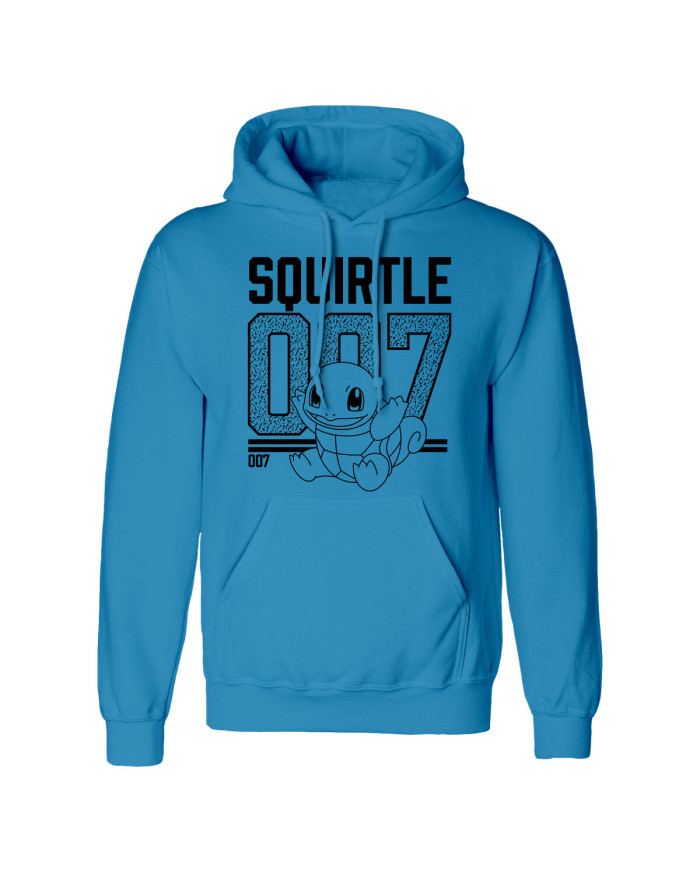 Unisex Hoodie Pokémon Squirtle Line Art Blue