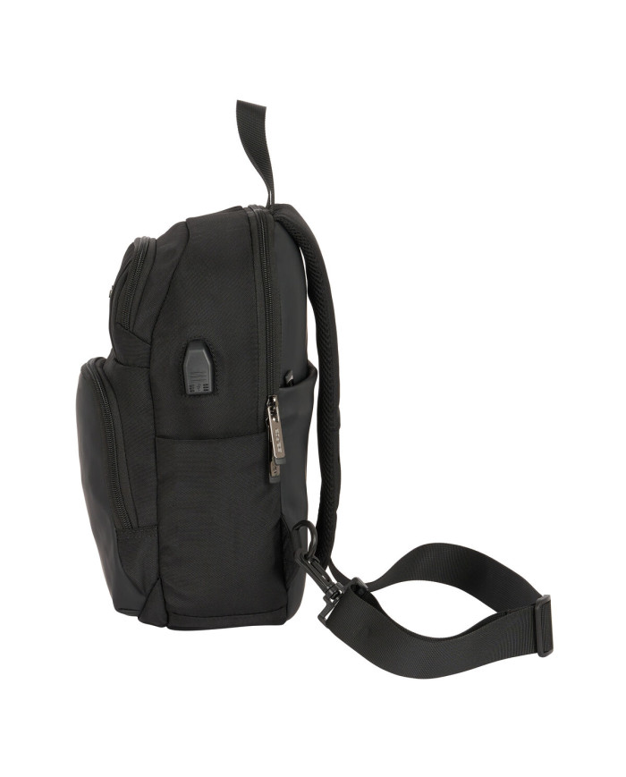 Rucksack Safta Black Black 18 x 34 x 12 cm