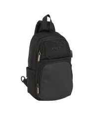 Rucksack Safta Black Black 18 x 34 x 12 cm
