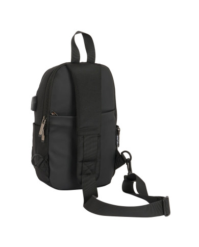Rucksack Safta Black Black 18 x 34 x 12 cm