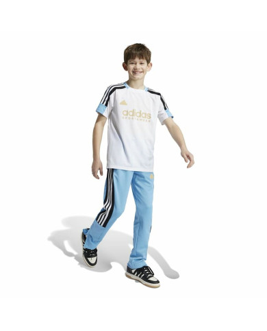Child's Short Sleeve T-Shirt Adidas Nations White
