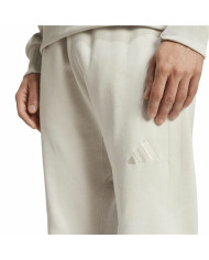 Long Sports Trousers Adidas All Szn French Terry Regular Tapered White Beige Men