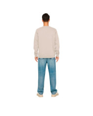 Men’s Sweatshirt without Hood Only & Sons Onsdawson Reg Crew Vd White