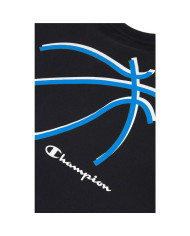 Men’s Sweatshirt without Hood Champion Basket Graphic M Black