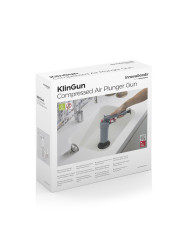 Universal Compressed Air Unblocking Gun with Adaptors KlinGun InnovaGoods