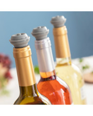 Vacuum Pump and Wine Stoppers Winuum InnovaGoods (4 caps)
