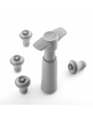 Vacuum Pump and Wine Stoppers Winuum InnovaGoods (4 caps)