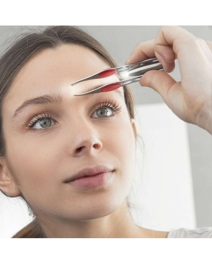 Hair Removal Tweezers with LED Lezers InnovaGoods
