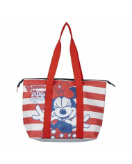 Beach Bag Minnie Mouse White Red 47 x 33 x 15 cm