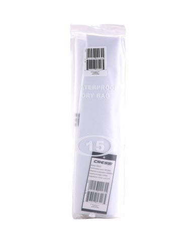 Waterproof Bag Cressi-Sub PVC White 15 L
