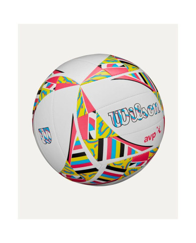 Beach Volleyball Ball Wilson Avp Movement Vb New Yellow White Rose TPU