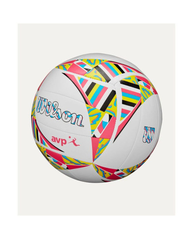 Beach Volleyball Ball Wilson Avp Movement Vb New Yellow White Rose TPU