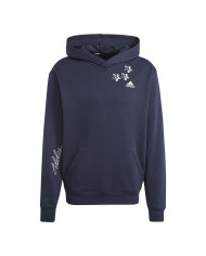 Men’s Hoodie Adidas Bl Fl Hd Q3 Fl Navy Blue