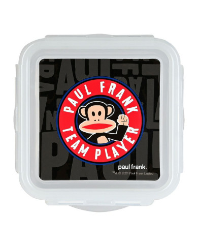 Lunch box Paul Frank Team player Polyurethane Black (13 x 7.5 x 13 cm)