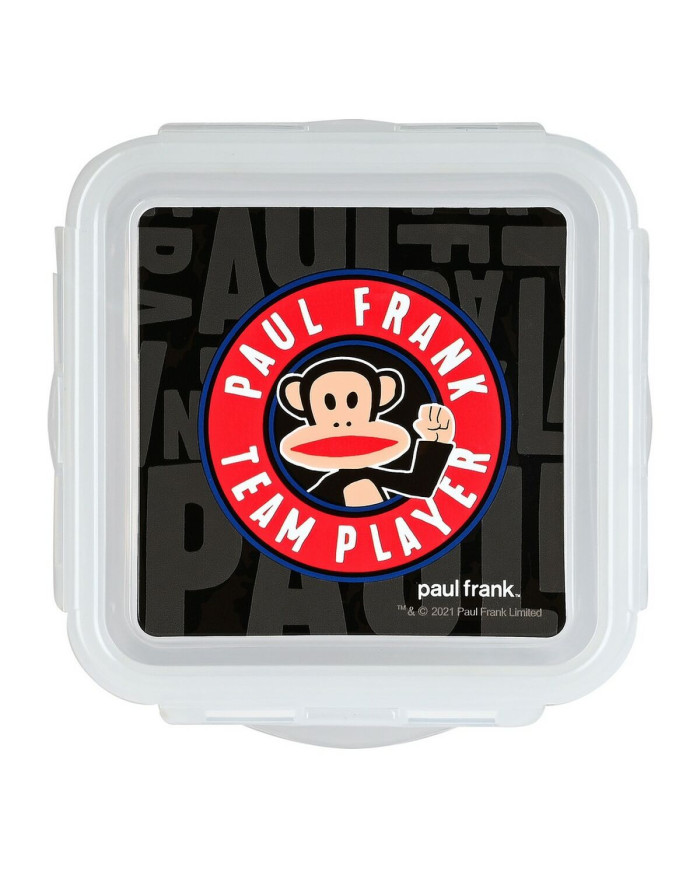 Lunch box Paul Frank Team player Polyurethane Black (13 x 7.5 x 13 cm)