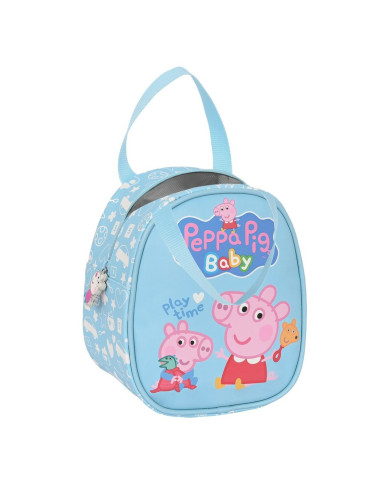 Thermal Lunchbox Peppa Pig Baby Blue 19 x 22 x 14 cm