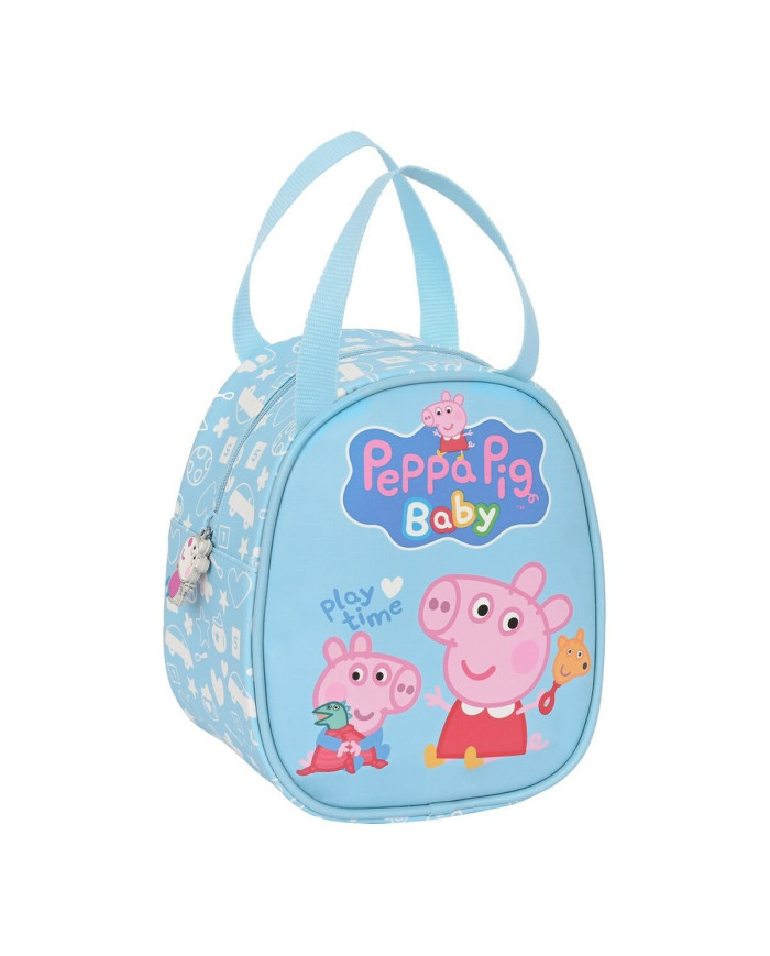 Thermal Lunchbox Peppa Pig Baby Blue 19 x 22 x 14 cm