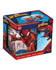 Mug Spider-Man Great power Blue Red Ceramic 350 ml