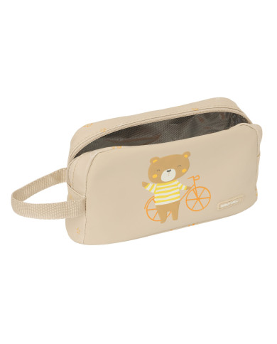 Thermal Lunchbox Safta Bear Beige 21.5 x 12 x 6.5 cm