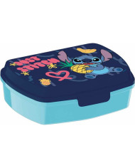 Sandwich Box Stitch Sweet Blue Lilac Polyester Rectangular 17 x 5,6 x 13,3 cm